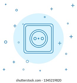 Modern concept Electrical Outlet icon. Power Symbol, logo illustration.