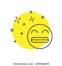 Modern concept Emoji icon. Range to assess the emotions of your content. User experience.