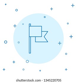 Modern concept Flag symbol vector icon for national theme