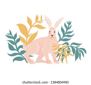 Modern concept of flat design for cards, banners and invitations. Hand drawn vector illustration.