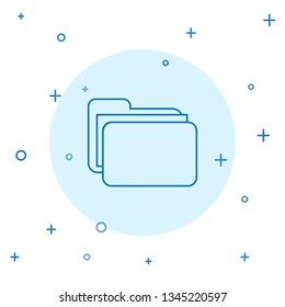 Modern concept Folder with Document. Business concept