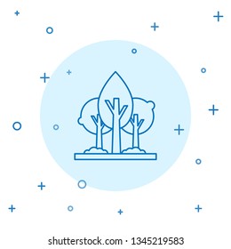 Modern concept Forest design icon. Nature background