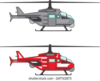 Modern Concept Helicopter