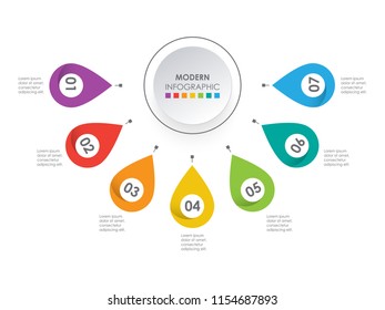 Modern concept for info graphic elements , modern graphic illustration for vector info graphic.