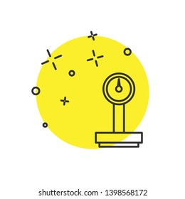 Modern concept Libra, scale line icon. Price comparison symbol, logo illustration
