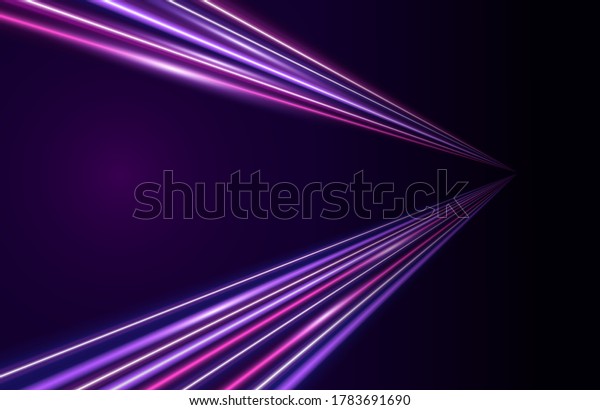 Modern Concept Light Speed Lines Background Stock Vector (Royalty Free ...