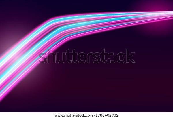 Modern Concept Light Speed Lines Background Stock Vector (Royalty Free ...