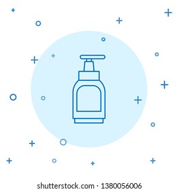 Modern concept Liquid cream soap line icon. Cosmetic symbol
