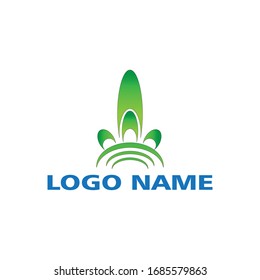 Modern concept of logo creation, vector illustration