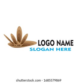 Modern concept of logo creation, vector illustration