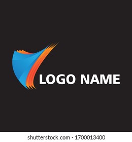 Modern concept of logo creation, vector illustration