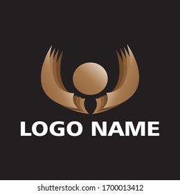 Modern concept of logo creation, vector illustration