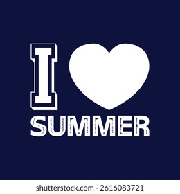 modern concept love summer logo design template