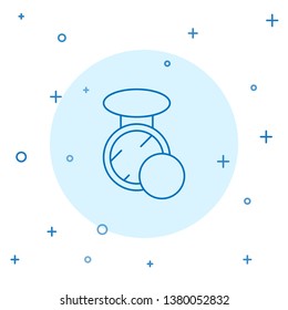 Modern concept Makeup powder icon, cosmetic concept for your design.