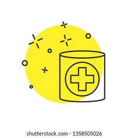 Modern concept Medical hat icon illustration