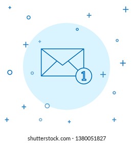 Modern concept New incoming messages icon with notification. Envelope with incoming message.