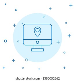 Modern concept Package tracking icon