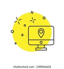 Modern concept Package tracking icon