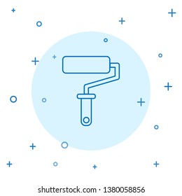 Modern concept Paint roller icon. Paintbrus sign.