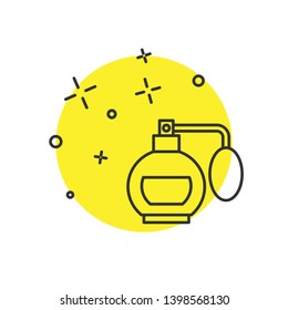 Modern concept Perfume vector icon. Cosmetic concept