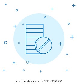 Modern concept Pills vector icon. Medical and HealthCare Symbol