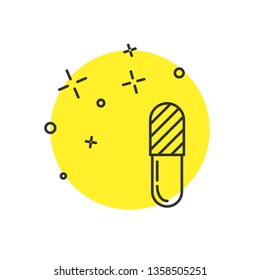 Modern concept Pills vector icon. Medical and HealthCare Symbol