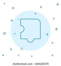 Modern concept Puzzle vector icon