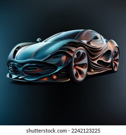Vector de coche realista concepto moderno 