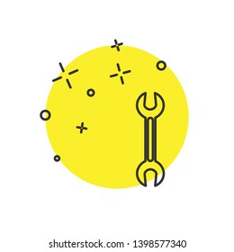 Modern concept Repair icon. Wrench icon