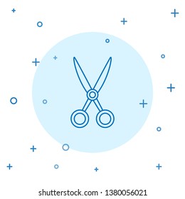 Modern concept Scissors icon symbol for your web site design