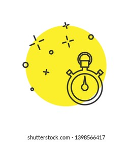 Modern concept Stopwatch, stop watch timer icon
