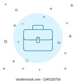 Modern concept Suitcase icon. Briefcase vector illustration