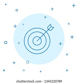 Modern concept Target vector icon. Dartboard illustration