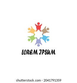 Modern concept of teamwork vector illustration