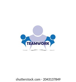 Modern concept of teamwork vector illustration