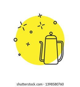 Modern concept Teapot icon. Drinks sign symbol