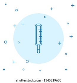 Modern concept Thermometer icon design related to meteorology, hot and cool, warm and freeze.