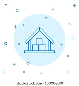 Modern concept Warehouse building, storage services, distribution center