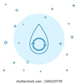 Modern concept Water purification vector symbol