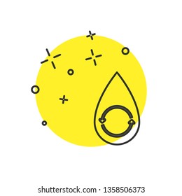 Modern concept Water purification vector symbol