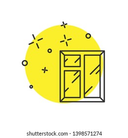 Modern concept Window icon. House element.