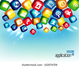 modern conceptual digital application social network design