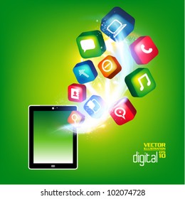 modern conceptual digital application social network design
