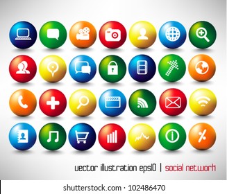 modern conceptual digital application social network design