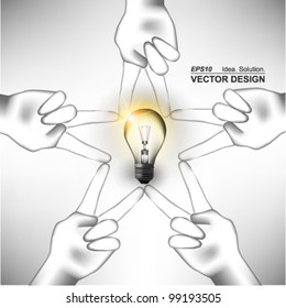 modern conceptual digital light bulb design