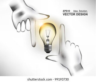 modern conceptual digital light bulb design