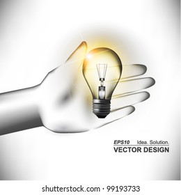 modern conceptual digital light bulb design