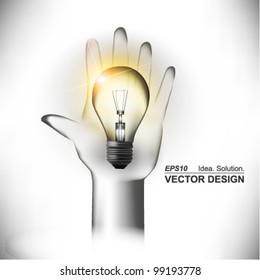modern conceptual digital light bulb design