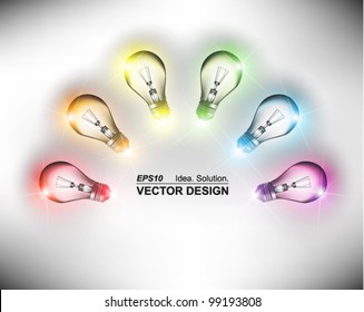 modern conceptual digital light bulb design