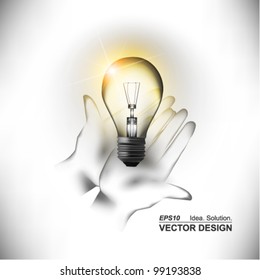 modern conceptual digital light bulb design
